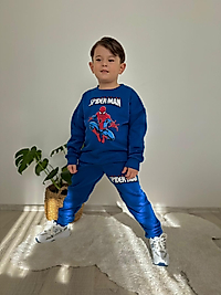 Spiderman Erkek Çocuk Eşofman Takım | Lisanslı Çocuk Kombin
